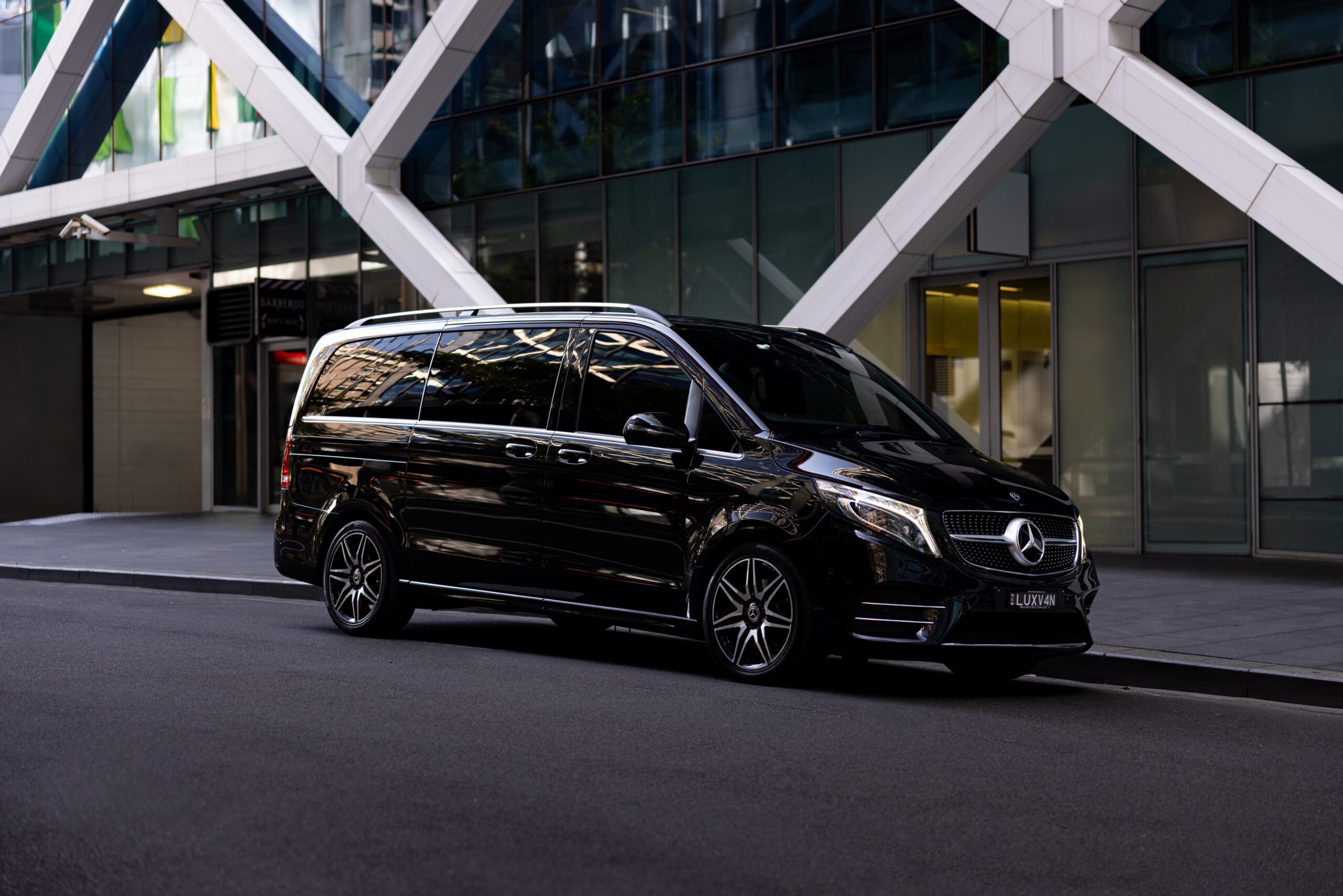 Luxury Mercedes V Class Chauffeur Hire Car Service Luxvan