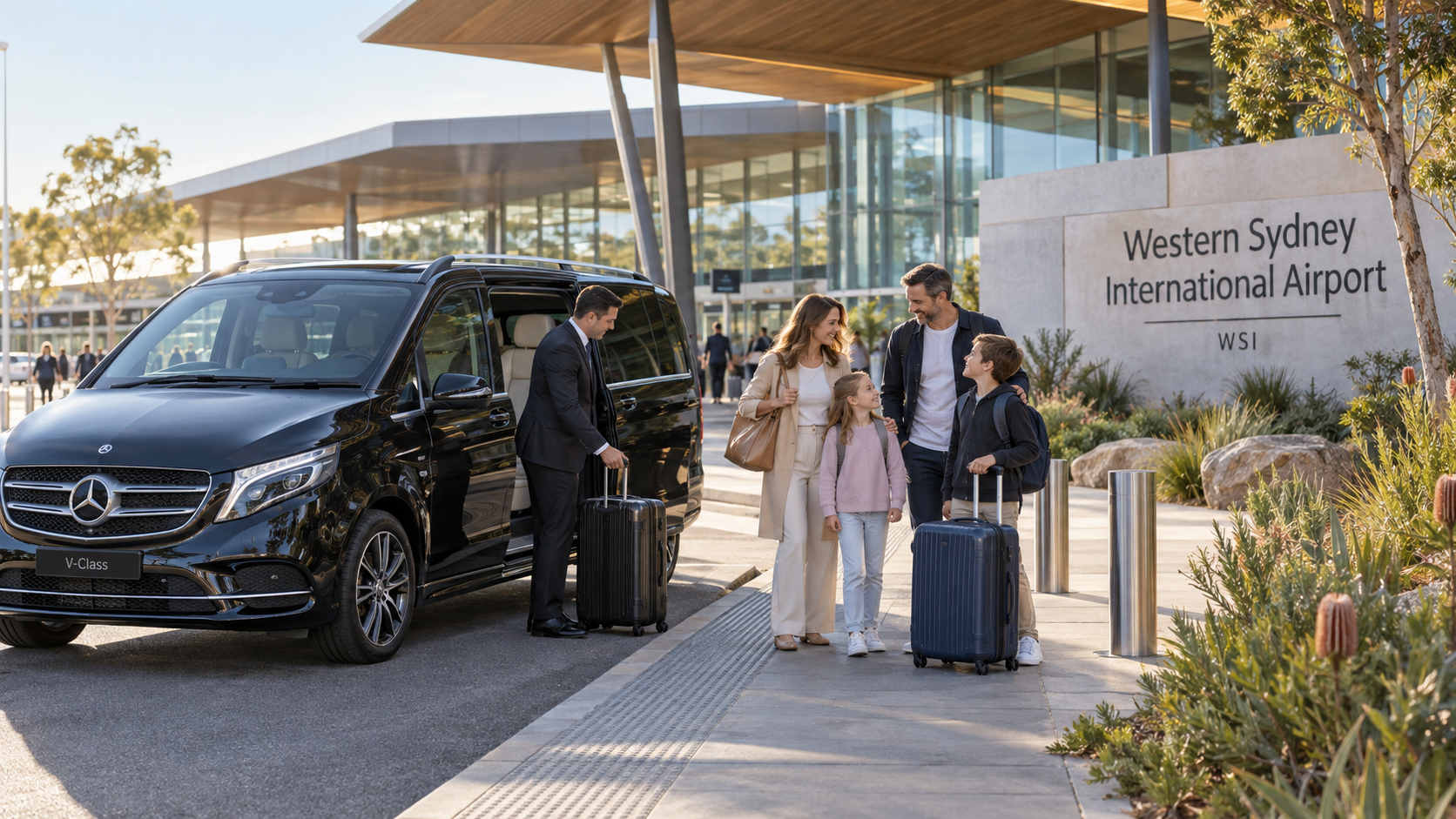 Western Sydney Airport to Sydney CBD Minivan Transfer